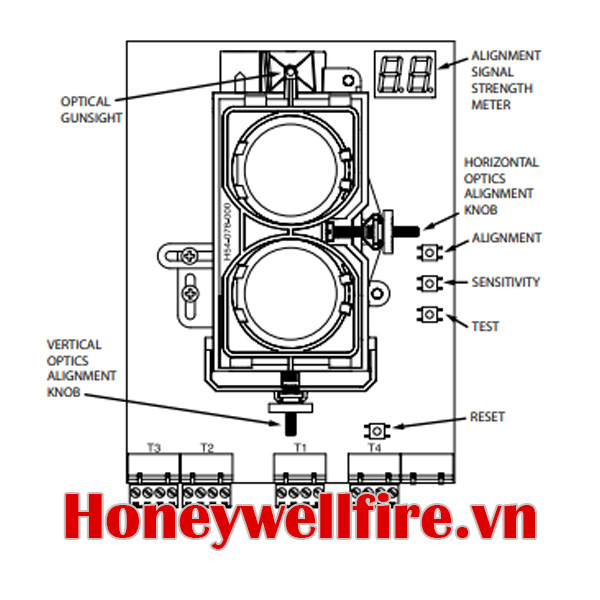 BEAM1224 Đầu báo khói dạng tia chiếu, System Sensor