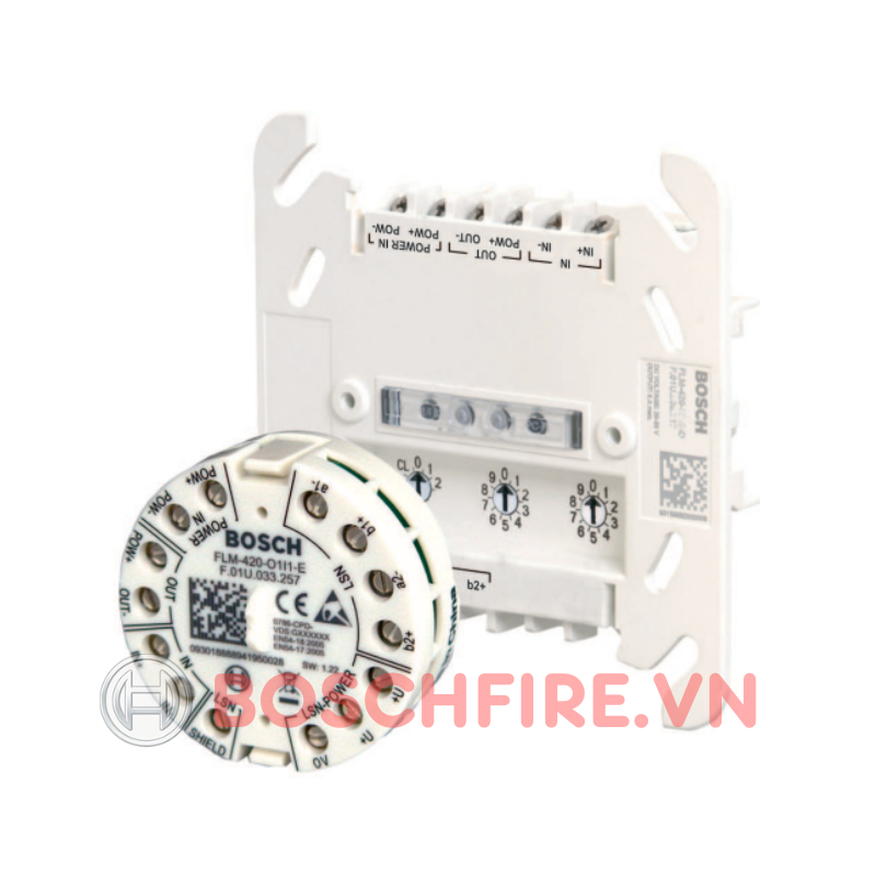 FLM-420-O1I1 Module 1 ngõ vào giám sát, 1 ngõ ra điều khiển BOSCH