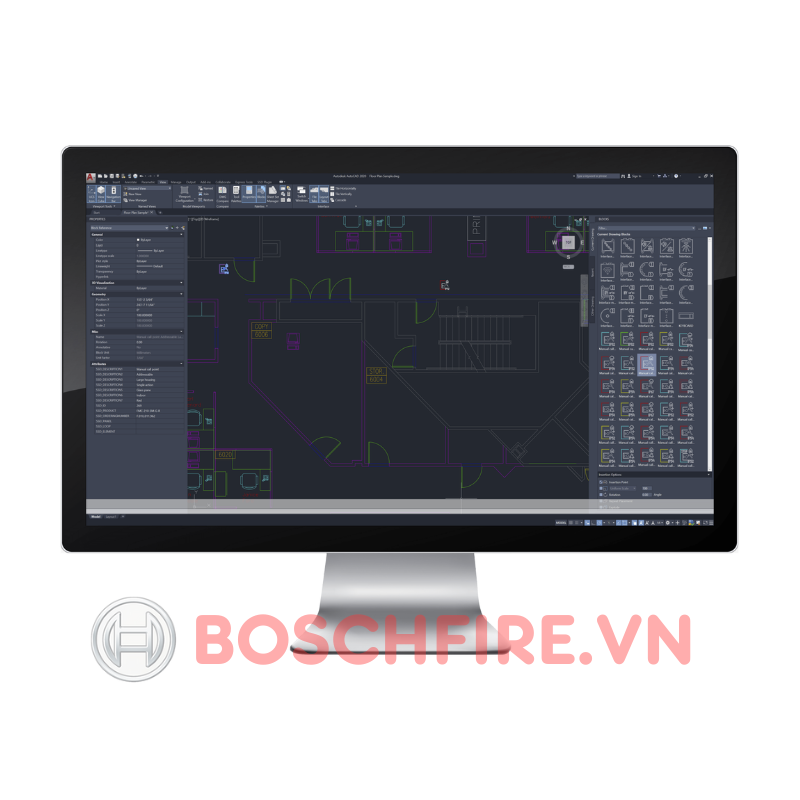 FSD-CAD-BASE Phần mềm đồ họa báo cháy BOSCH