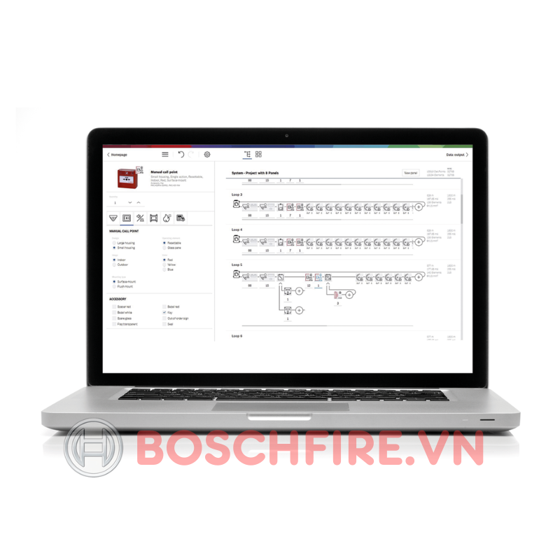 FSD-SSD-APP Phần mềm thiết kế hệ thống PCCC BOSCH