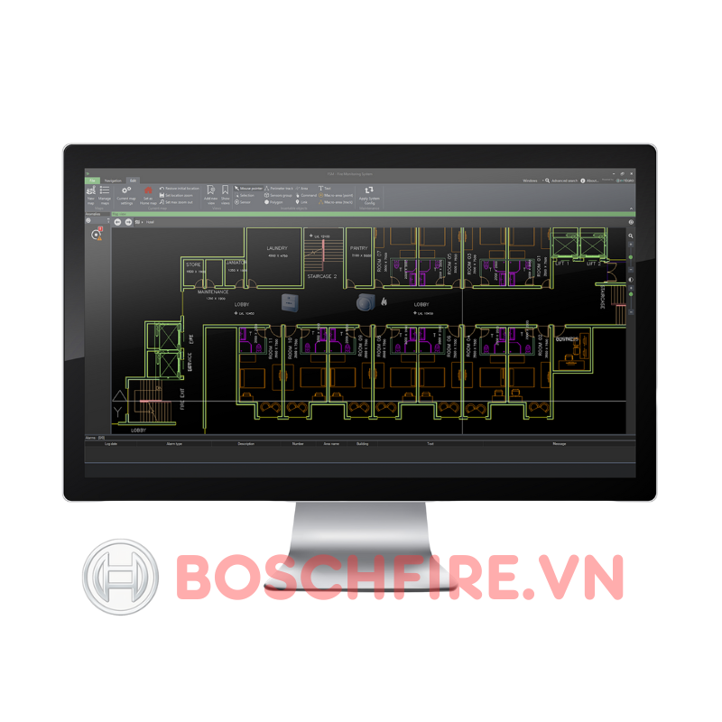 FSM-2500 Phần mềm giám sát hệ thống báo cháy BOSCH