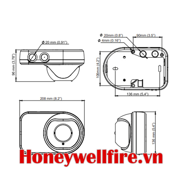 OSID-DE Đầu báo khói dạng chùm tia chiếu, Xtralis Báo cháy sớm