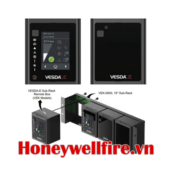 VESDA-E bảng hiển thị phụ loại 19 inch, Xtralis Báo cháy sớm