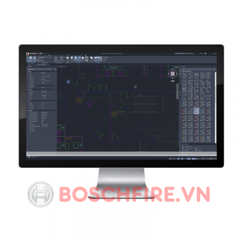 FSD-CAD-BASE Phần mềm đồ họa báo cháy BOSCH